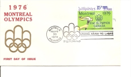 JO De Montréal -1976 ( FDC Des Philippines à Voir) - Ete 1976: Montréal