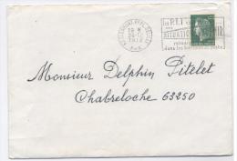 Lettre 1972-CLERMONT -AB3 - Storia Postale