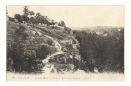 Cp, 86, POitiers, Vue Prise Route De Paris, Rochers Du Porteau, écrite 1917 - Poitiers