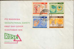 Rhodesia-Occupational Safety(labor Protection) 1975,fdc - Rhodésie (1964-1980)