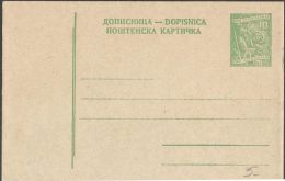 YUGOSLAVIA - JUGOSLAVIA - PS Mi. P144  BOLD Vert. Lines  - FARM - FRUIT GROWING - 1954 - Postal Stationery