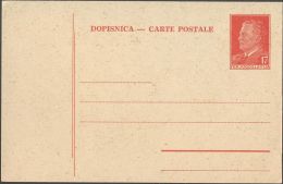YUGOSLAVIA - JUGOSLAVIA - PS Mi. P137 - TITO  - 1952 - Postal Stationery