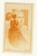 VIGNETTE ** MARIANNE GANDON 1949 # MAZELIN # CARRE # JAUNE - Briefmarkenmessen