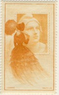 VIGNETTE ** MARIANNE GANDON 1949 # MAZELIN # CARRE # JAUNE - Philatelic Fairs