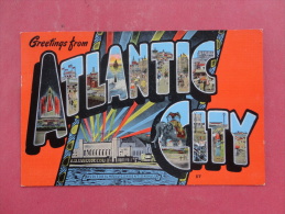 Greetings From  New Jersey > Atlantic City  1954  Cancel ---  Ref  1043 - Atlantic City