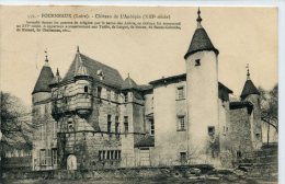 CPA 42 FOURNEAUX CHATEAU DE L AUBÉPIN 1914 - Saint Chamond