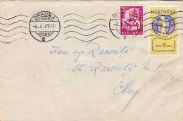 EDUCATION, HANDBALL, STAMPS ON COVER, 1962, ROMANIA - Lettres & Documents