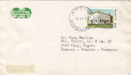 MANSION, STAMPS ON COVER, 1977, BRASIL - Brieven En Documenten