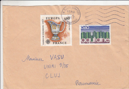 PORCELAIN ITEMS, STAMPS ON COVER, 1977, FRANCE - Cartas & Documentos