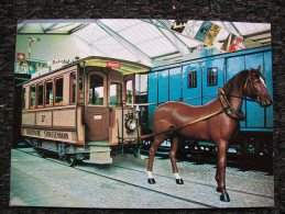 CARTOLINA MUSEO SVIZZERO DEI TRASPORTI Centenario Del Tram1982 - Ferrocarril