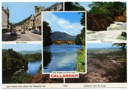 CALLANDER : MULTIVIEW (10 X 15cms Approx.) - Perthshire