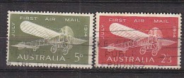 PGL BP024 - AUSTRALIE AUSTRALIA AERIENNE Yv N°12/13 - Gebraucht