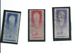 OPA38-40 - RARE - URSS 1933 - La Superbe  SERIE De 3 TIMBRES  N° PA 38 à 40 (YT)  -- Ascension Stratosphère - Belle Côte - Used Stamps