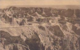 South Dakota Wall East Side Of Pinnacles Badlands National Monument Albertype - Otros & Sin Clasificación