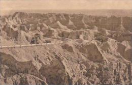 South Dakota Wall East Side Of Pinnacles Badlands National Monument Albertype - Other & Unclassified