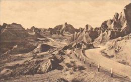 South Dakota Wall View Of Cedar Pass Badlands National Monument Albertype - Other & Unclassified
