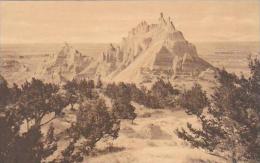 South Dakota Wall Vampire Peak At Cedar Pass Badlands National Monument Albertype - Andere & Zonder Classificatie