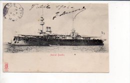 Bateau - Navires De Guerre / Le Cuirassé  " Amiral Baudin " - Krieg