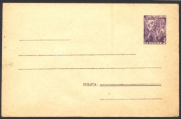 YUGOSLAVIA - JUGOSLAVIA  -   LETTER  Mi. U13 I  - MINER - SERBIA  - 1949 - Postwaardestukken