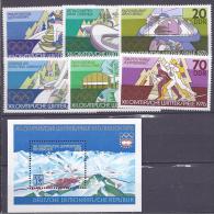 GermanDemocraticRepublic1975: OLYMPICS1976 MichelBlock43,2099-2104mnh** - Winter 1976: Innsbruck