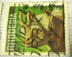 Rhodesia 1978 Rhinoceros 9c - Used - Rhodésie (1964-1980)