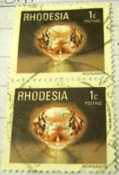 Rhodesia 1978 Morganite 1c X2 - Used - Rhodésie (1964-1980)
