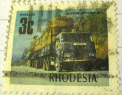 Rhodesia 1973 Motor Transport 3c - Used - Rhodésie (1964-1980)