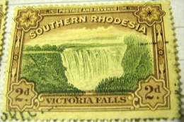 Southern Rhodesia 1935 Victoria Falls 2d - Used - Rhodesia Del Sud (...-1964)