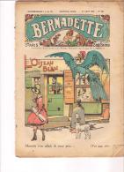 BERNADETTE: Revue Pour Les Jeunes Filles 27 Août 1939  " L'oiseau Bleu " N° 504 - Bernadette
