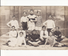 Carte Postale Photo De LUNEVILLE (Meurthe Et Moselle) Equipe FOOTBALL-FOOT-SPORT-Collège Saint-Pierre Fourier- 2 SCANS- - Luneville