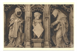 Cp, 01, Bourg, Eglise De Brou, Figures Du Mausolée De Marguerite De Bourbon - Eglise De Brou