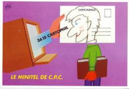 CPM Publicitaire Pour Le Minitel De CPC (dessin De Foré N° 150 De Sa Collection) - Fore