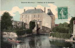 49 Chemillé Chateau De La Sorinière Colorisée Animée Batelier - Chemille