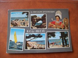 Carte Postale  De Beg-Meil-Vues Diverses (1970) - Beg Meil