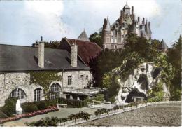 CPSM MONTMORT LUCY (Marne) - La Grotte Et Le Château - Montmort Lucy