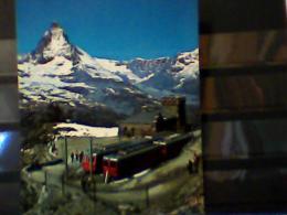 Suisse - Gornergrat Sur Zermatt - La Gare Et Le TRENO  TRAIN N1980 EG562 - Sonstige & Ohne Zuordnung