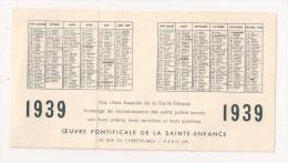 Oeuvre Pontificale De La Sainte Enfance 1939  BRESIL INDES - Klein Formaat: 1921-40
