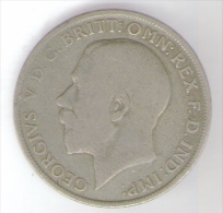 GRAN BRETAGNA ONE FLORIN 1921 AG - J. 1 Florin / 2 Shillings