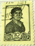 Russia 1929 Factory Girl 10k - Used - Oblitérés