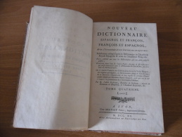 Settecentina Dizionario Antico Francese Spagnolo Francois Et Espagnol L-z. - Dictionnaires