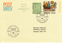 Sweden Postal Stationery Postmuseum - Entiers Postaux