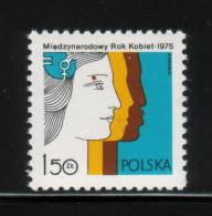 POLAND 1975 INTERNATIONAL WOMEN´S YEAR NHM Ladies Females - Famous Ladies