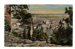 Etats Unis: Spokane, A Glimpse Of The City, Through The Pines (13-2731) - Spokane