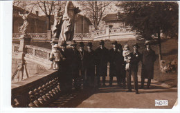 PO6375# TORINO - FOTOGRAFICA OBERTO PIERINO - RICORDO GRUPPO UOMINI PARCO DEL VALENTINO  No VG - Parks & Gärten