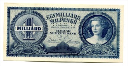 Hongrie Hungary Ungarn 1.000.000.000 MilPengo 1946 UNC "" MINTA "" SPECIMEN "" - Hungría