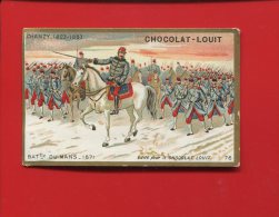 LOUIT CHROMO OR BATAILLE DU MANS  GUERRE 1870 CHANZY - Louit