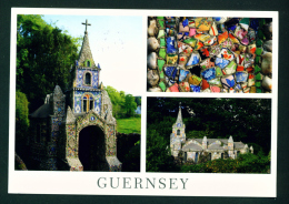 GUERNSEY - Little Chapel Postcard Used To The UK As Scans - Guernsey