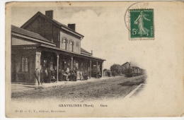 59 GRAVELINES Gare Arrivee Du Train - Gravelines