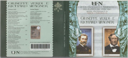 Vatican City Die Emissionis Nr 4 - Mi 1780-1781 200th Birth Anniversaries Of Giuseppe Verdi & Richard Wagner 2013 - Covers & Documents