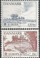 1977 - Danimarca 640/41 Europa ---- - Ungebraucht